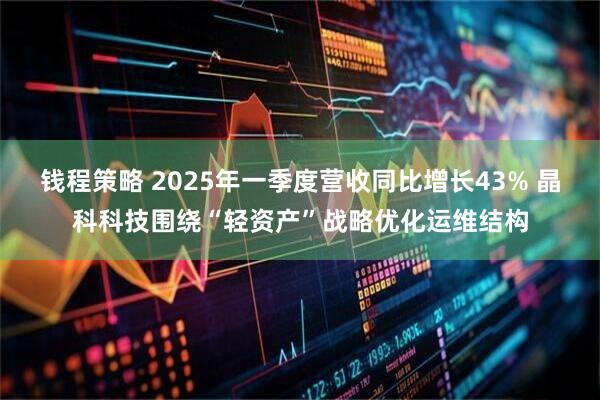 钱程策略 2025年一季度营收同比增长43% 晶科科技围绕“轻资产”战略优化运维结构