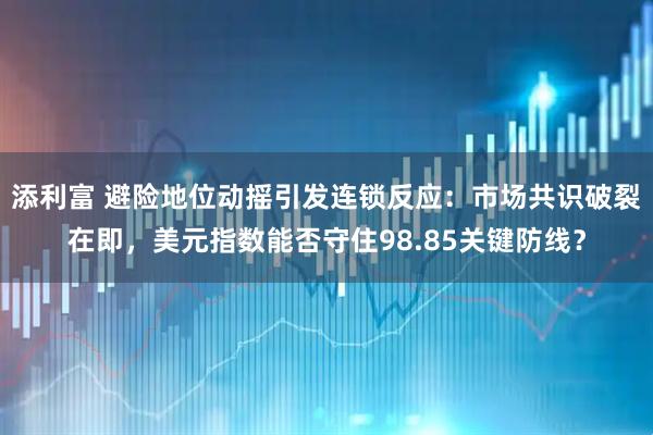 添利富 避险地位动摇引发连锁反应：市场共识破裂在即，美元指数能否守住98.85关键防线？